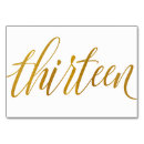 Search for 13 gold table cards Typography