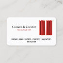 Search for home decor business cards Red