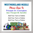 Search for school principal posters Back to school