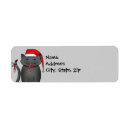 Search for funny cat return address labels Festive