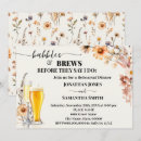 Search for wildflower rehearsal dinner invitations Boho chic