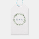 Search for monogram gift tags Wreath