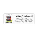 Search for pun return address labels Watercolor