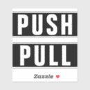 Search for pushing stickers Black