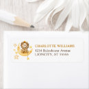 Search for cute lion return address labels Modern