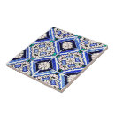 Search for navy and white pattern tiles Portuguese