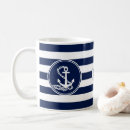 Search for blue white stripes mugs Yacht