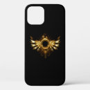 Search for gold wings iphone cases Black