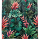 Search for tropical rainforest shower curtains Botanical