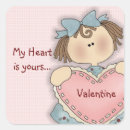 Search for my valentine stickers Girl