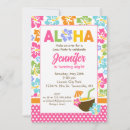 Search for luau pool party invitations Pink