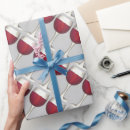 Search for wine glasses wrapping paper Red