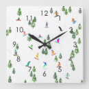 Search for snowboard clocks Illustration