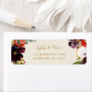 Search for bouquet return address labels Watercolor floral