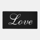 Search for love mousepads Black and white