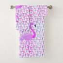 Search for pink flamingo bath towels Fun