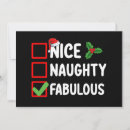 Search for naughty santa invitations Snow