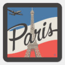 Search for vintage french design stickers Eiffel tower