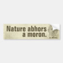 Search for moron bumper stickers Quote