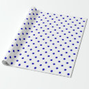 Search for blue and white polka dot wrapping paper Dots