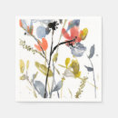 Search for watercolor napkins Botanical