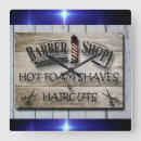 Search for barber shop clocks Blue
