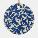 Search for blue and white christmas tree decorations Dutch