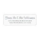 Search for mr return address labels Black and white