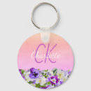 Search for pansy key rings Elegant