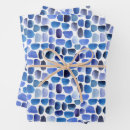Search for paint brush wrapping paper Blue