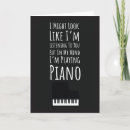 Search for funny musician cards Pianist