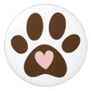 Search for paw print knobs and pulls Pink