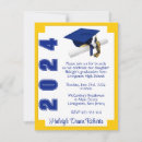 Search for royal blue and gold graduation invitations High school