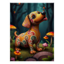 Search for dachshund art posters Puppy
