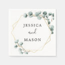 Search for eucalyptus wedding napkins Bridal shower