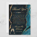 Search for teal thank you cards Gold glitter