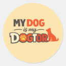 Search for funny veterinarian stickers Dog lover