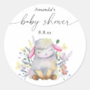 Search for baby lamb stickers Watercolor