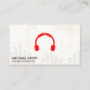 Search for level business cards Music