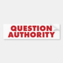 Search for question authority bumper stickers Government
