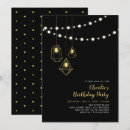 Search for black light birthday invitations Modern
