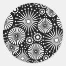 Search for black and white abstract stickers Fun