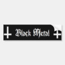 Search for metal bumper stickers Black