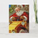 Search for vintage car christmas cards Holly