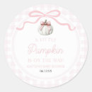 Search for pink pumpkin stickers Baby shower