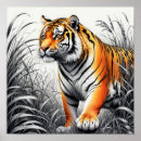 Search for black white tiger posters Wildlife