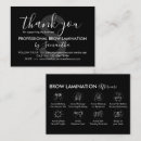 Search for brow business cards Eyelash