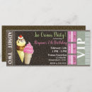 Search for vintage ice cream invitations Girls