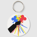 Search for primary colours key rings Red