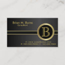 Search for insurance agent business cards Black and gold